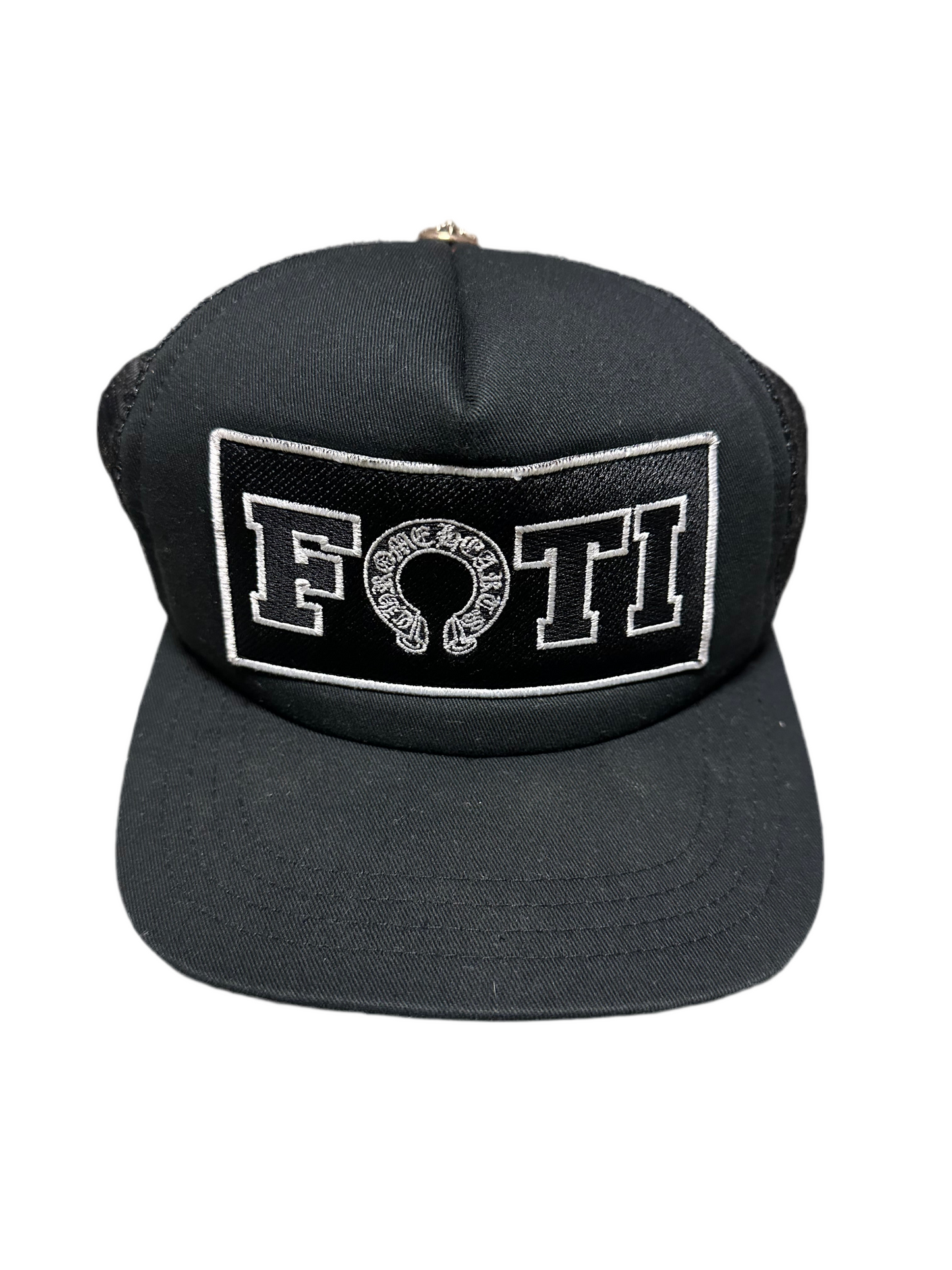 Chrome Hearts FOTI Logo Trucker Snap Back Pre Owned