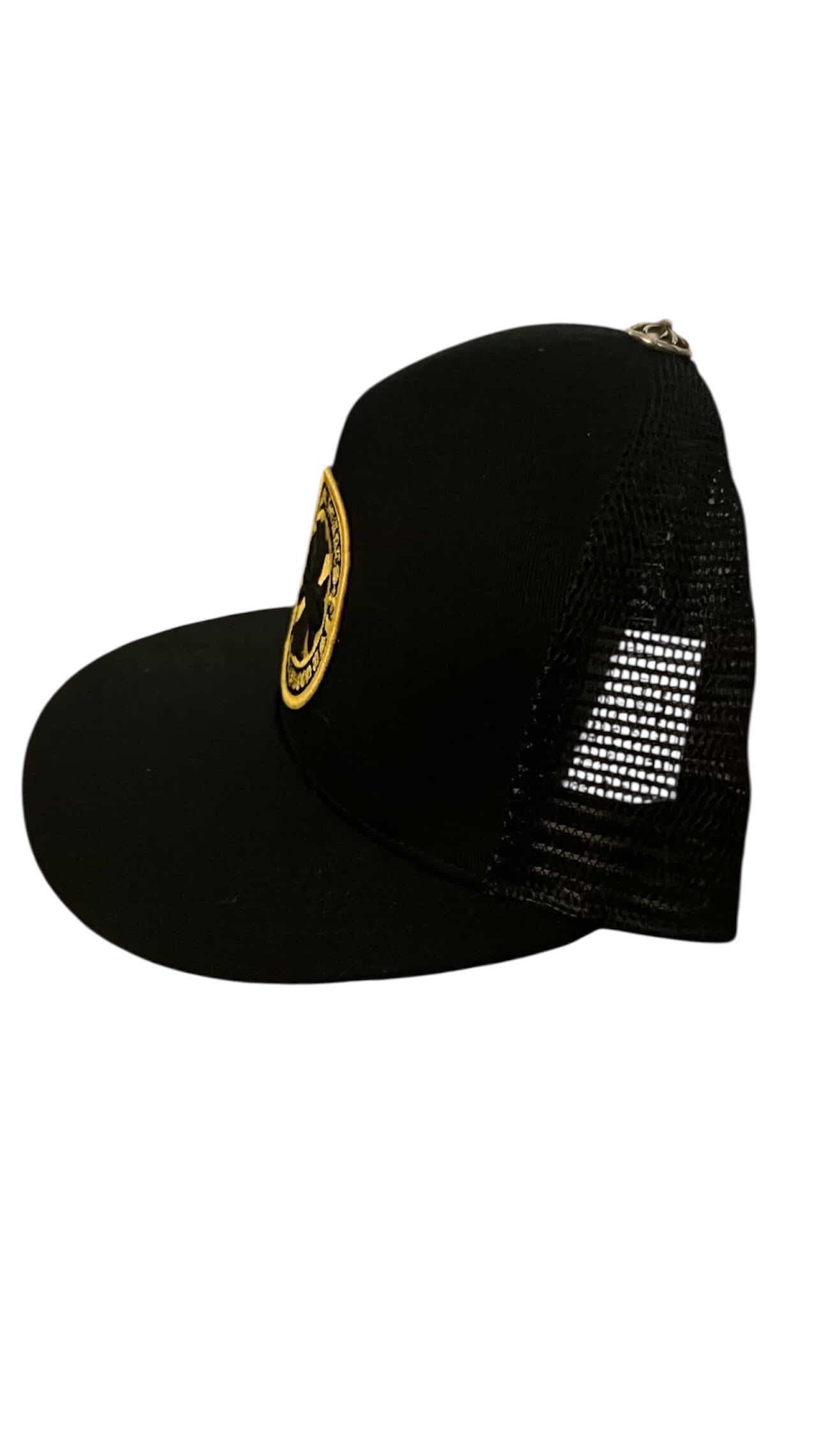 Chrome Hearts Circle Steel Cross Trucker Snap Back Pre Owned