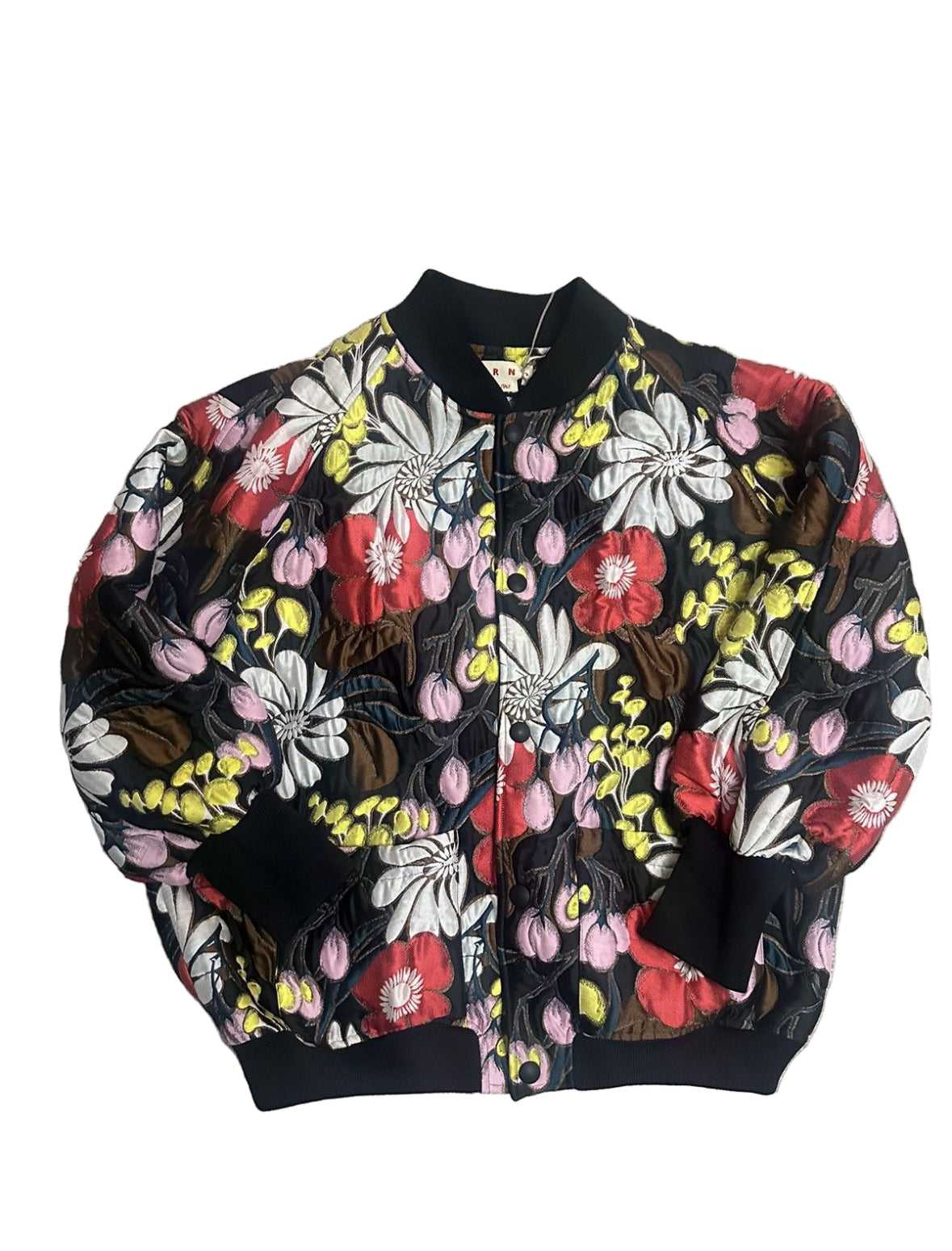 Marni Floral bomber Jacket Large Pre Owned