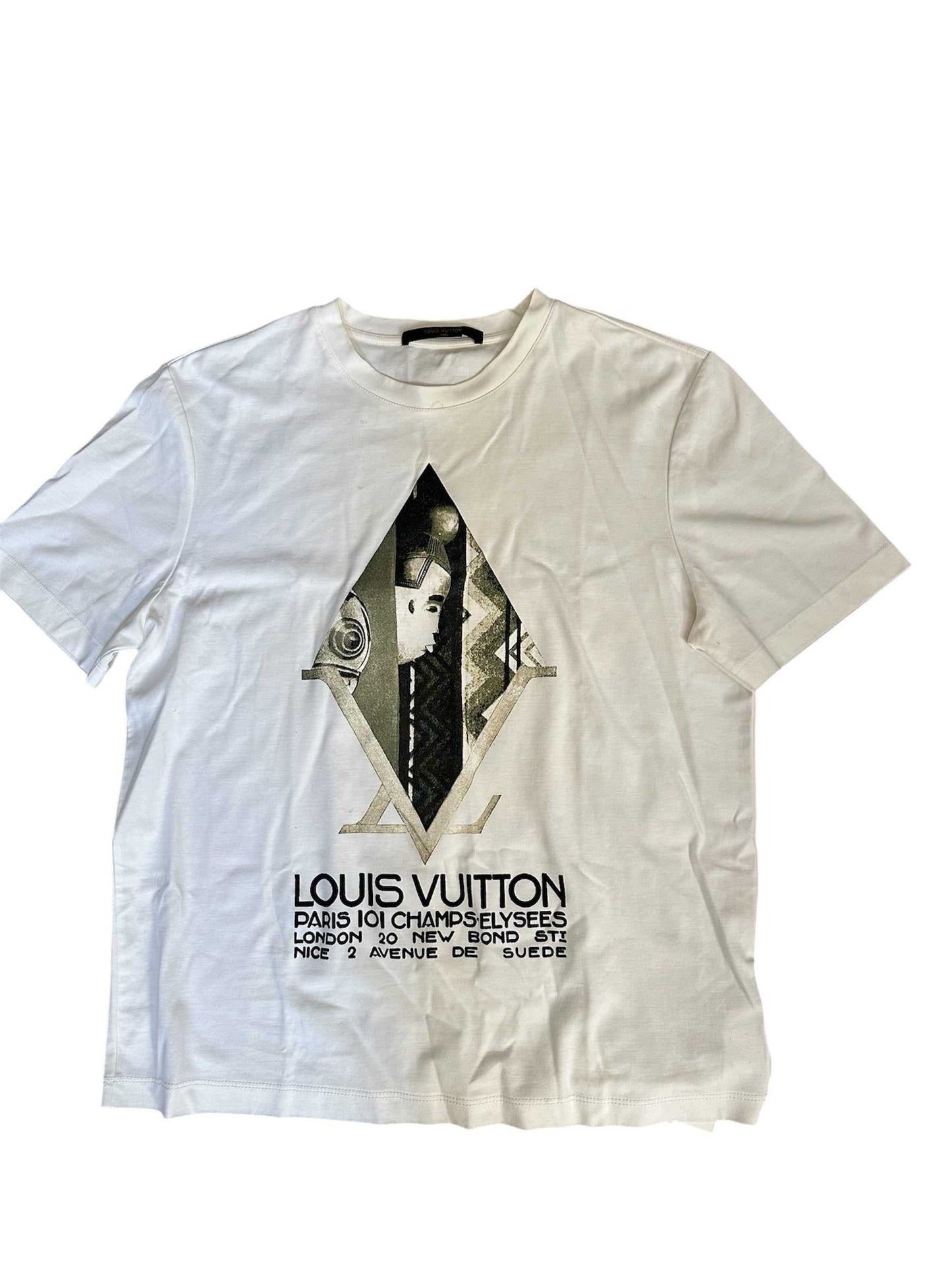 Louis Vuitton Mask T shirt Pre owned medium slim fit - The Valley Closet
