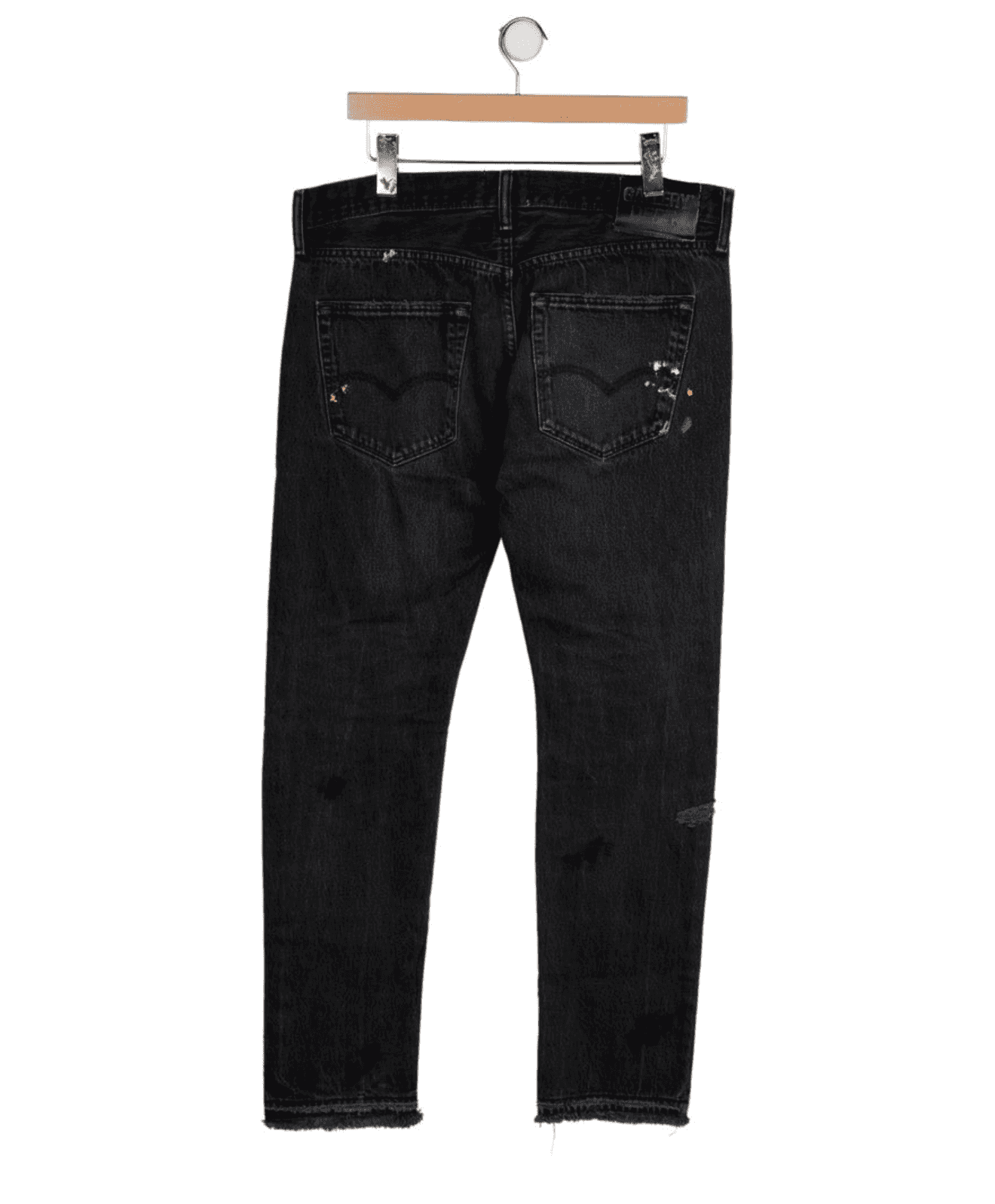 Gallery Dept Black Paint Splatter 5001 Denim Jeans 2