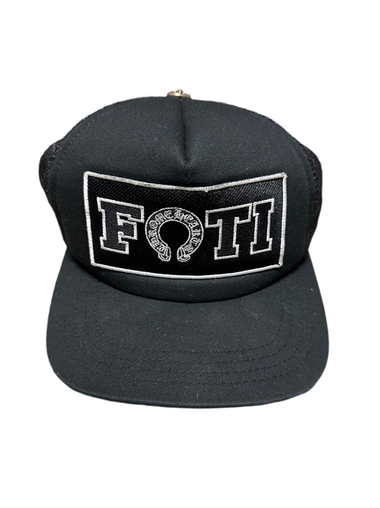 Chrome Hearts FOTI Logo Trucker Snap Back Pre Owned