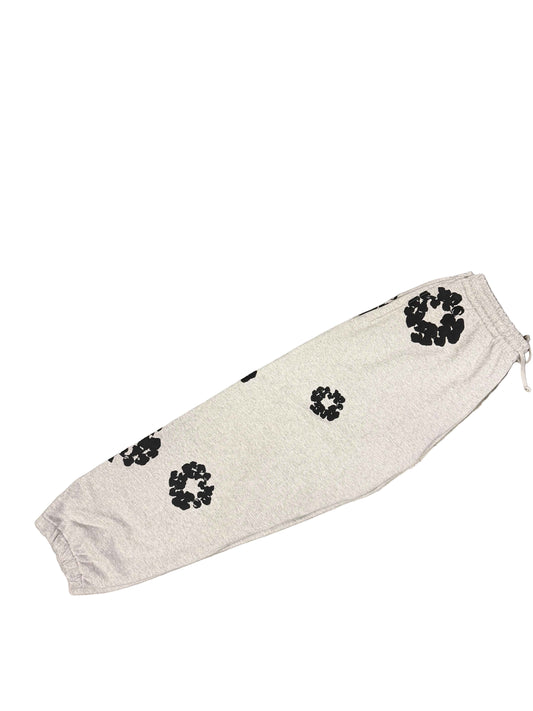 Denim Tears Wreath Sweatpants Grey Black