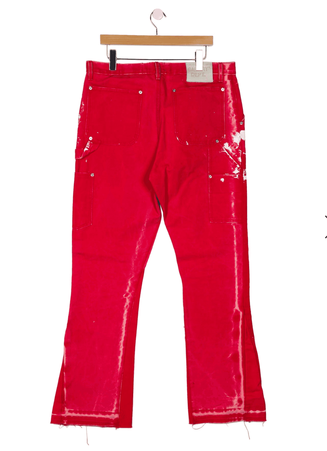 Gallery Dept. Flare Denim Red Jeans 2