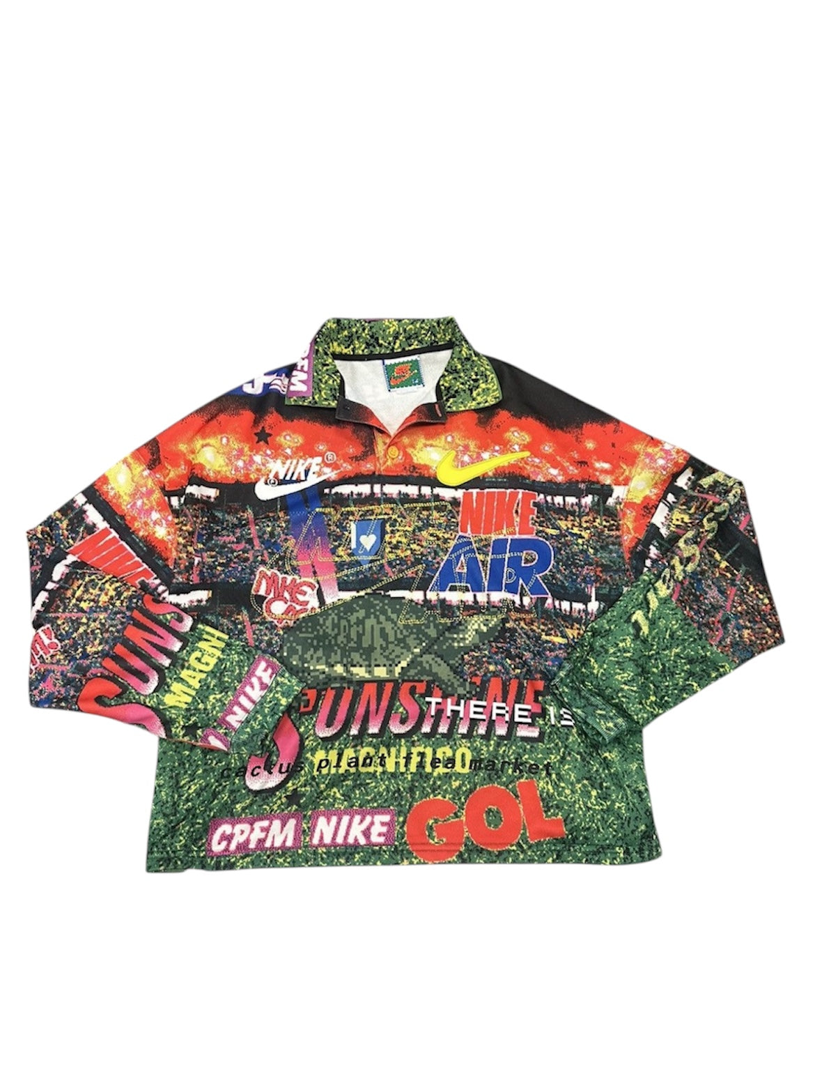 Cactus Plant Flea Market x Nike Multicolor Polo Medium New - The Valley Closet