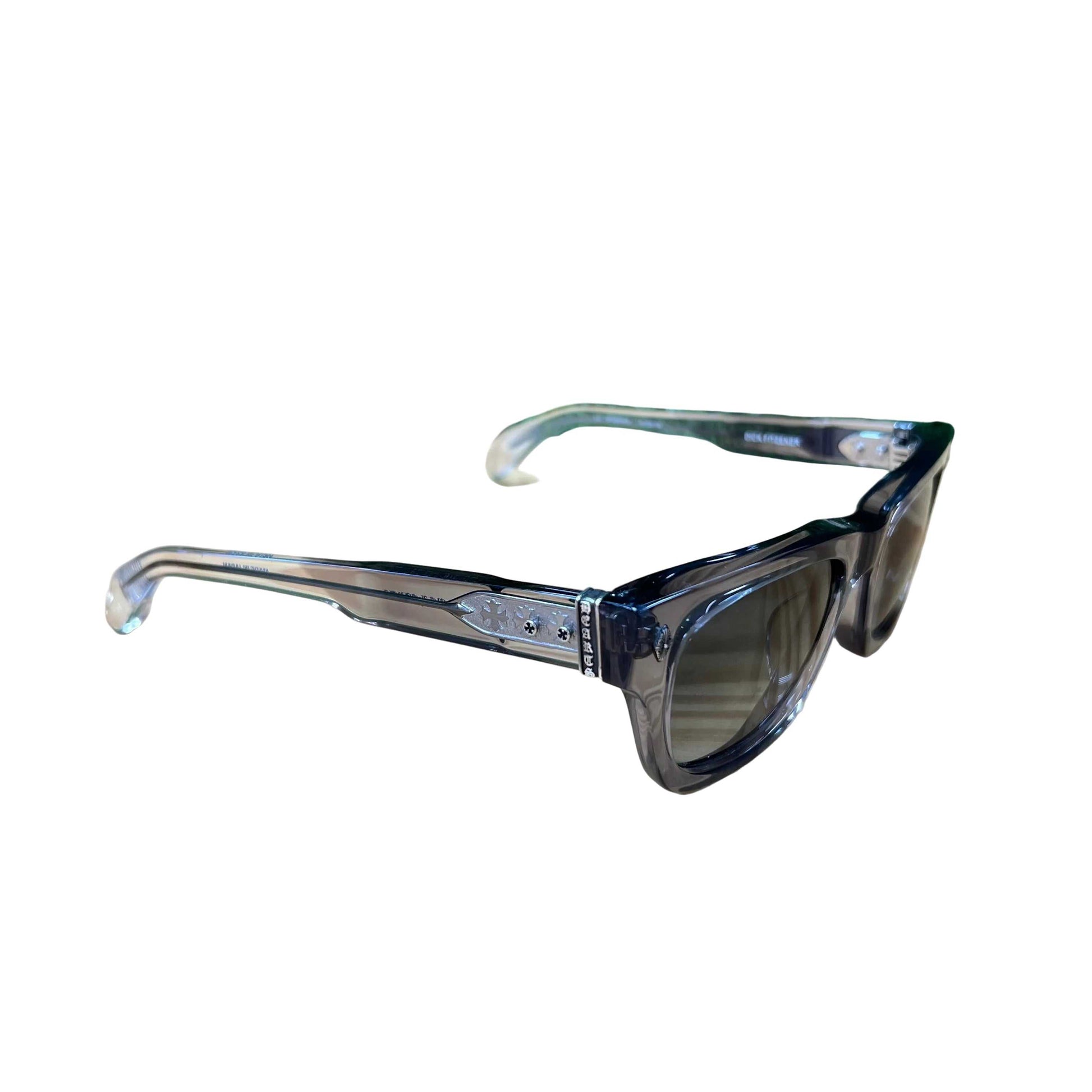 Chrome Hearts Dick Fitzener Glasses Pre Owned With Case 3