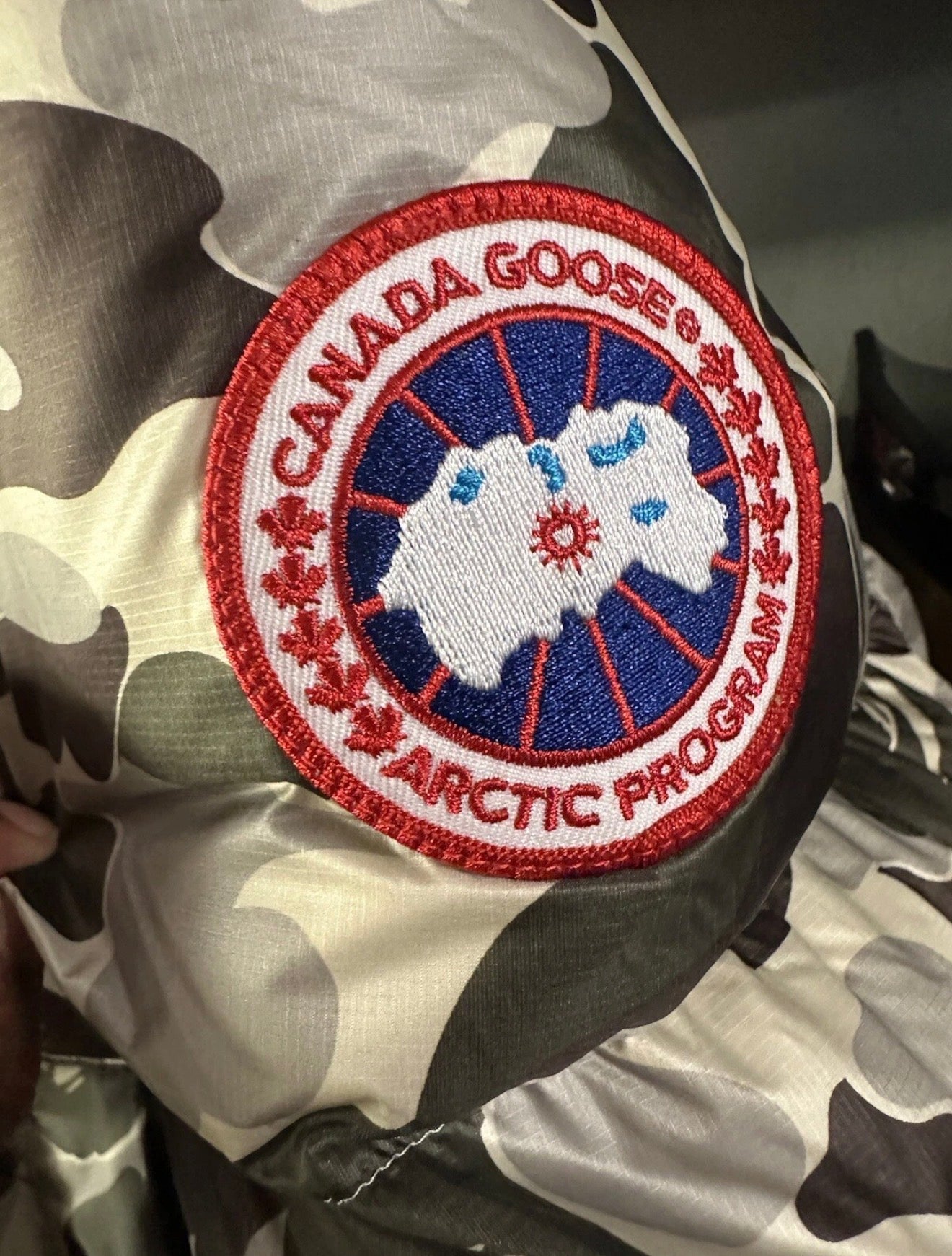 Bape X Canada Goose Puffer Pre owned Medium Green