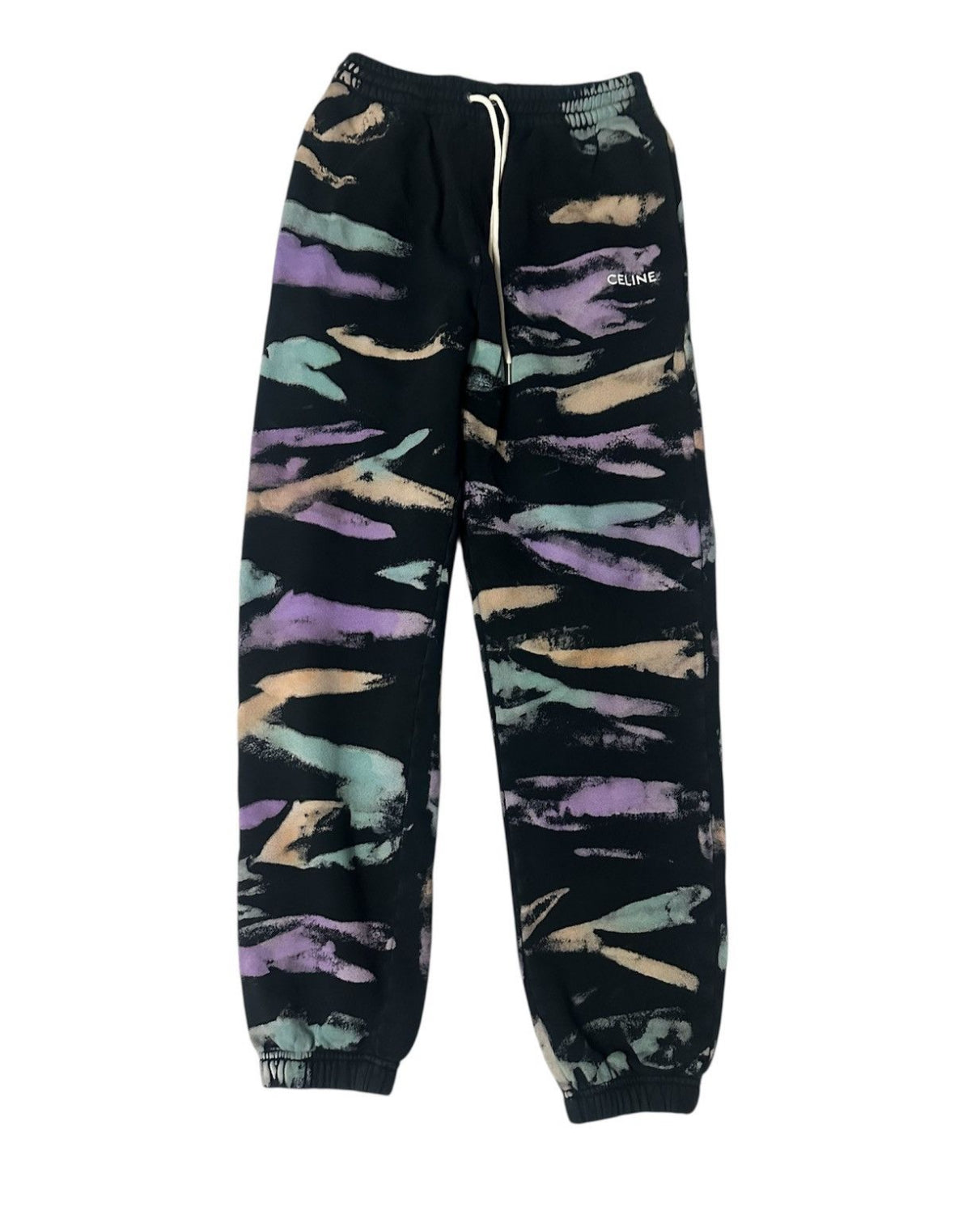 Celine Tie Dye Sweatpants Medium Pre Owned - The Valley Closet