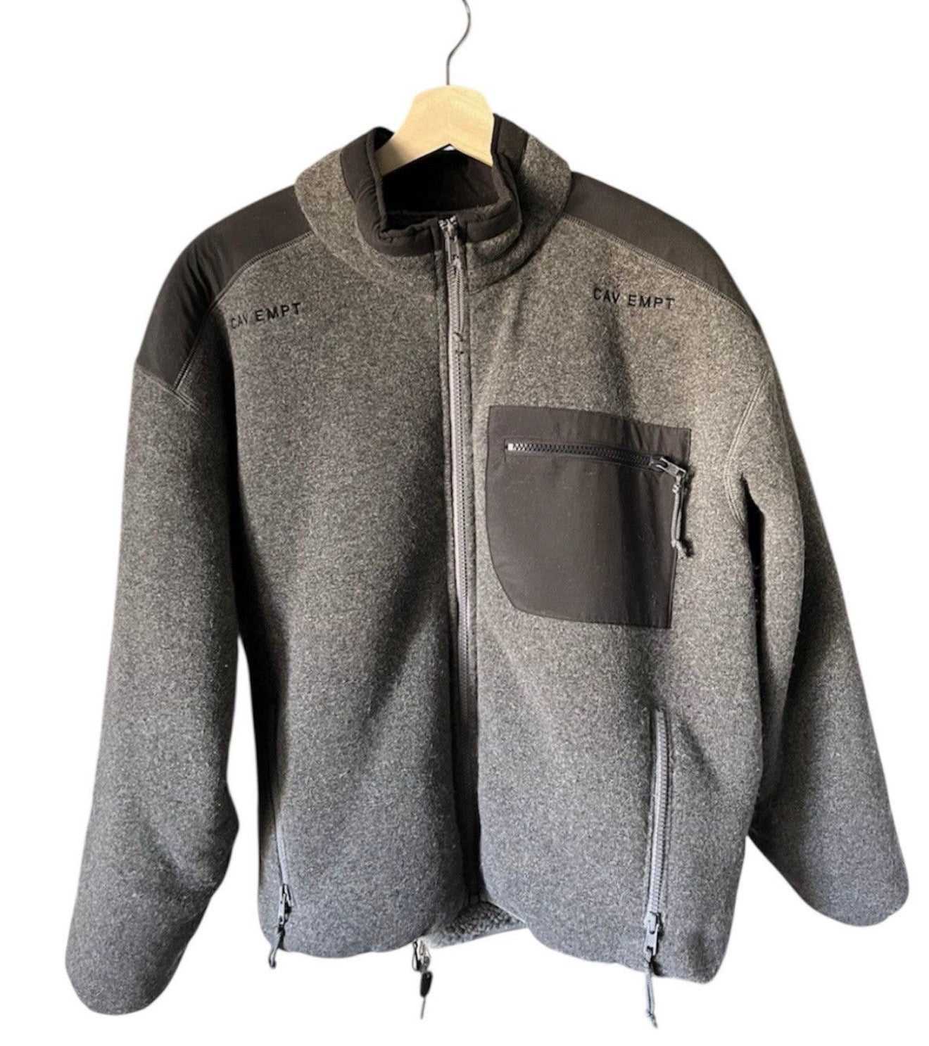 Cav Empt Large Pre Owned Fleece Jacket - The Valley Closet