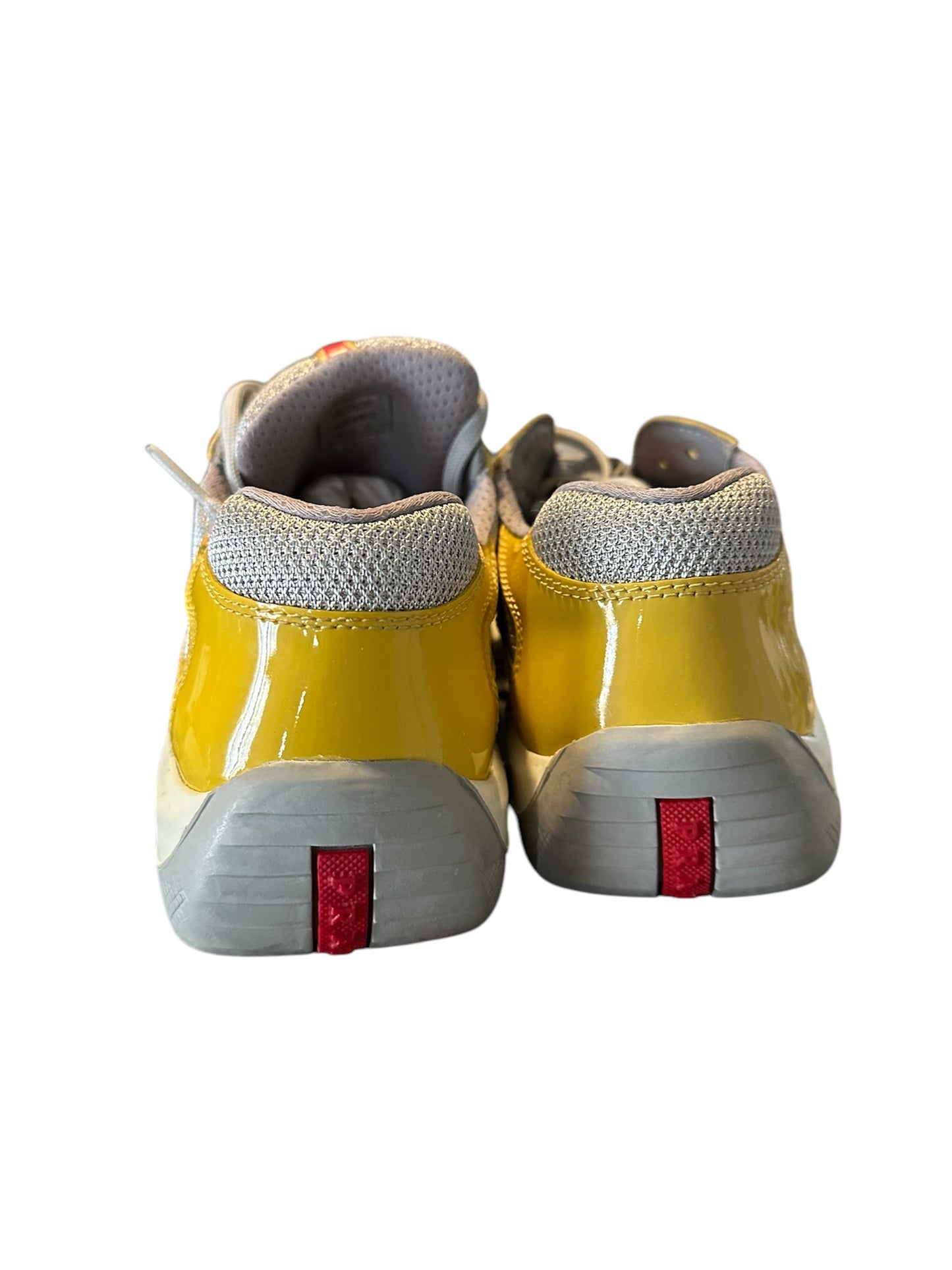 Prada Americas Cup Yellow Pre Owned Size 7 - The Valley Closet