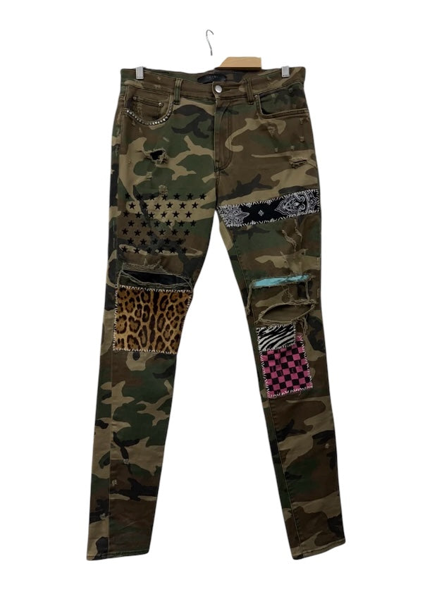 Amiri Camo Jeans Size 33 Pre Owned