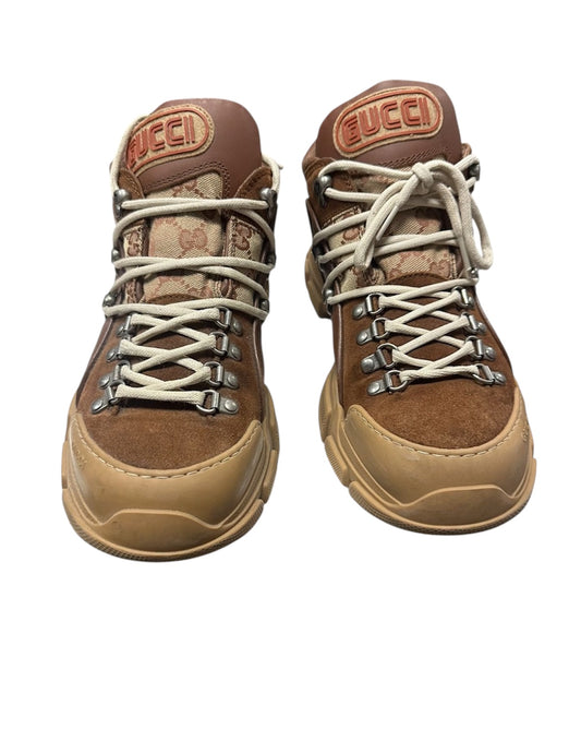 Gucci Flashtrek New Size 11 tan - The Valley Closet