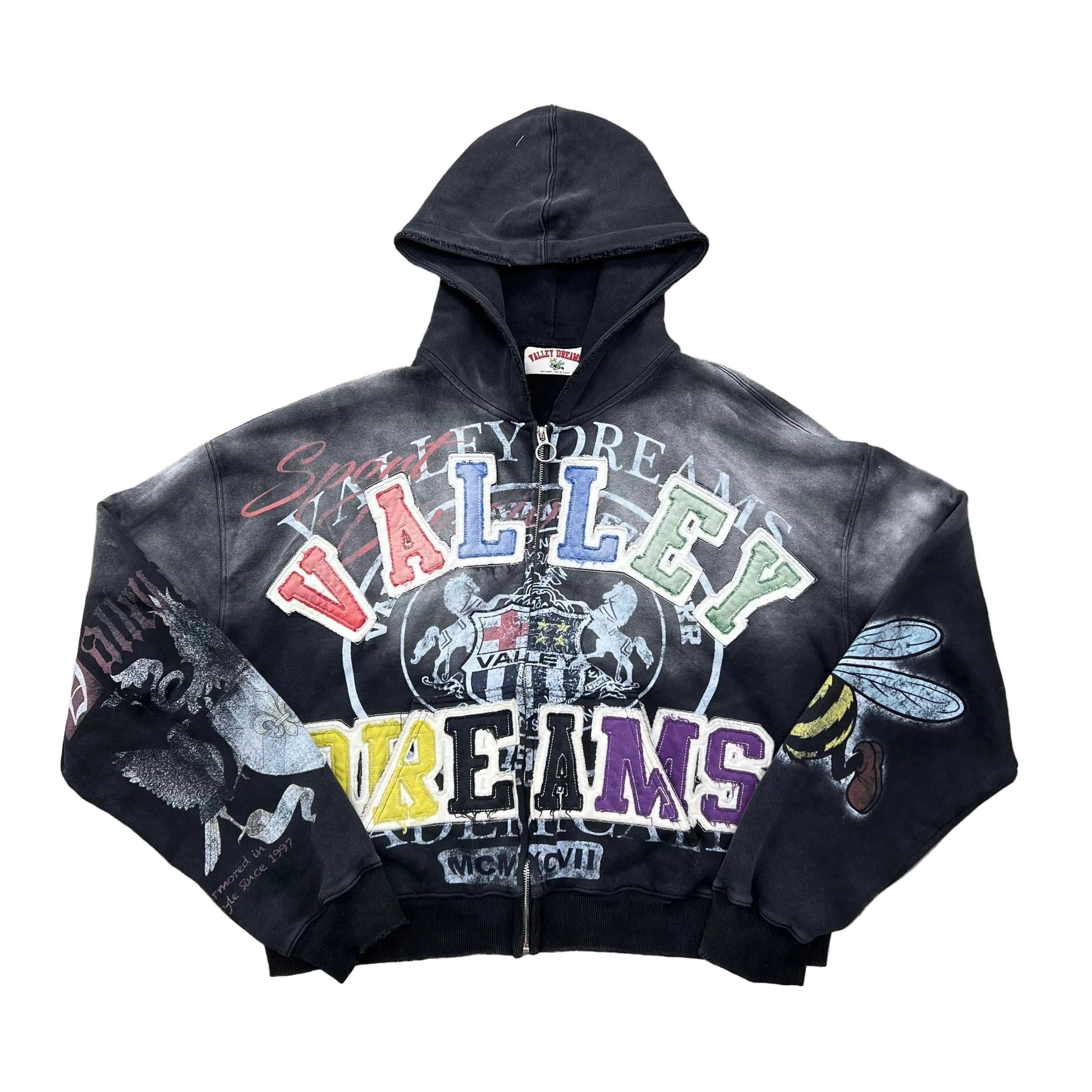 Valley Dreams Vale Blasted Hoodie  1