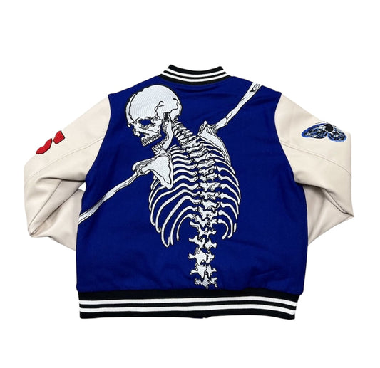 Godspeed R.O.D Varsity jacket Skeleton New fits smaller - The Valley Closet