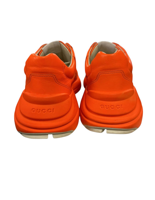 Gucci Rython Highlighter Orange Pre owned size 10.5 - The Valley Closet