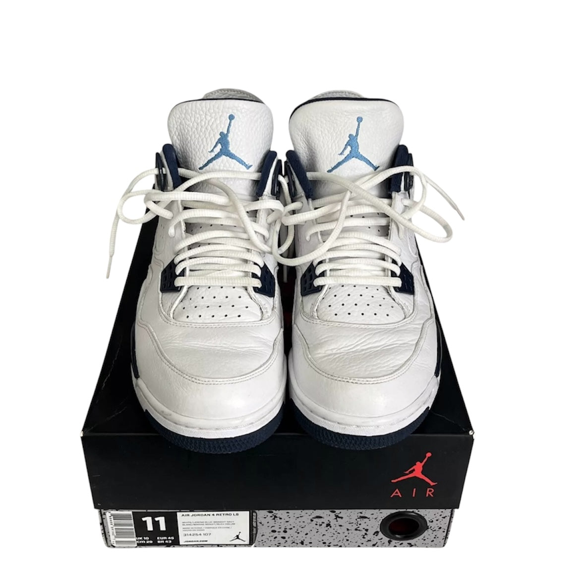 Jordan 4 Columbia Blue Pre owned 11 With Box - The Valley Closet