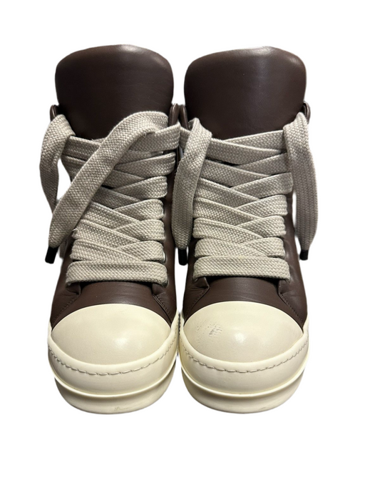 Rick Owens Jumbo Brown High Pre Owned Size 10.5 - The Valley Closet