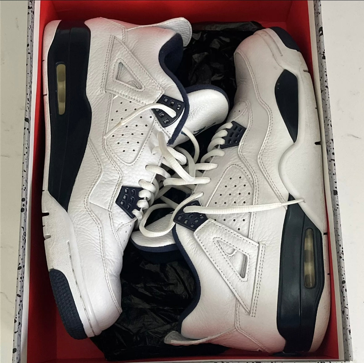 Jordan 4 Columbia Blue Pre owned 11 With Box - The Valley Closet
