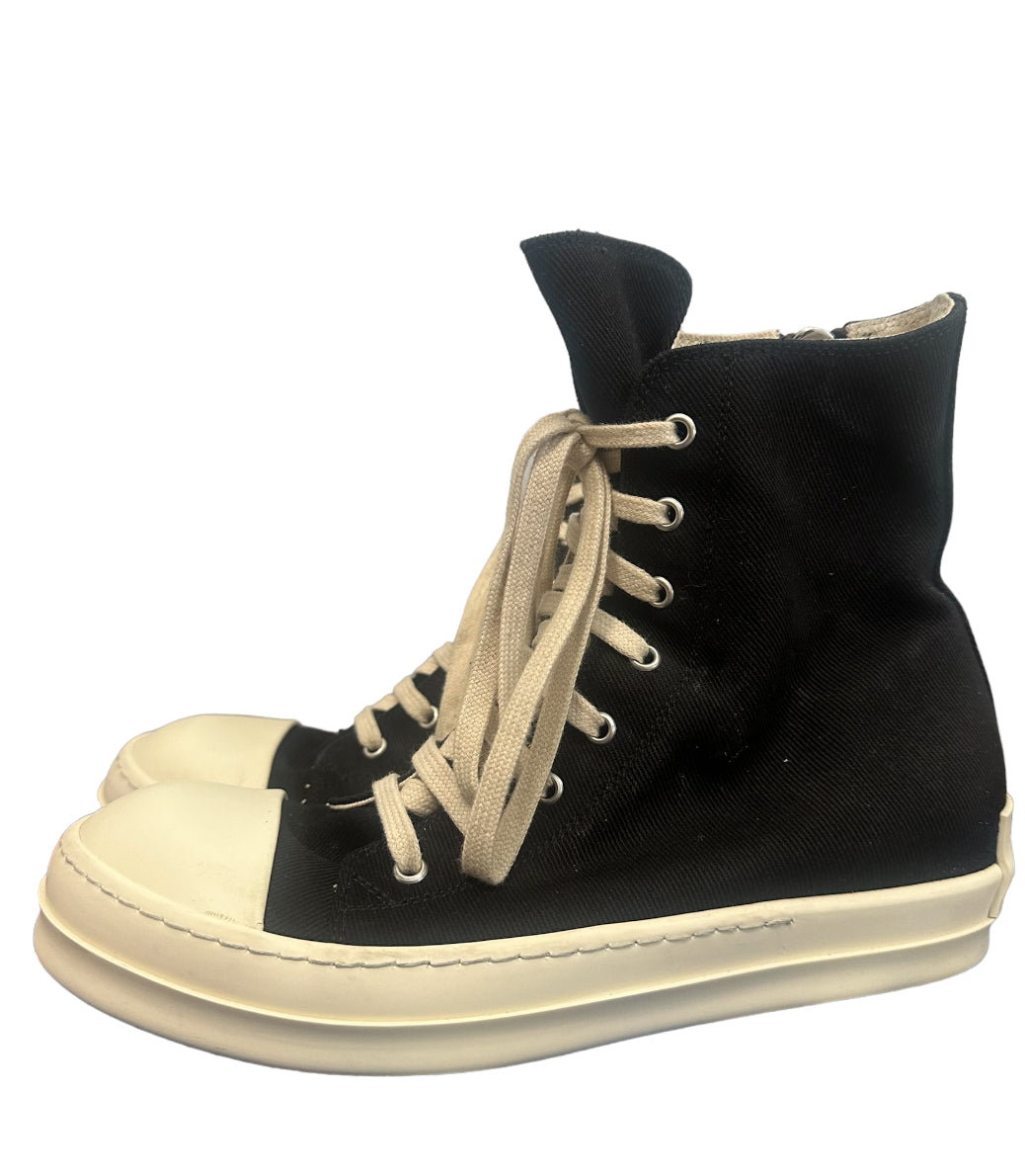 Rick Owen’s Drkshdw Ramone Highs Black Pre-owned men’s