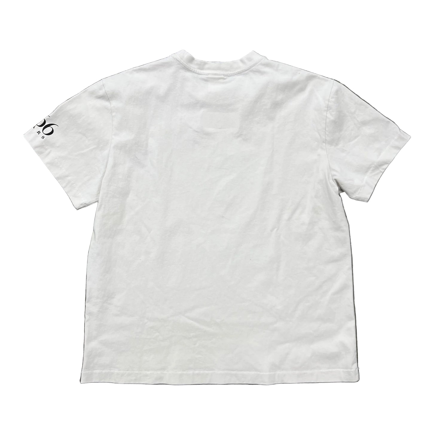 Pre-owned Saint Mxxxxxx Rainbow XL T-shirt with colorful rainbow logo, casual fit, from The Valley Closet.