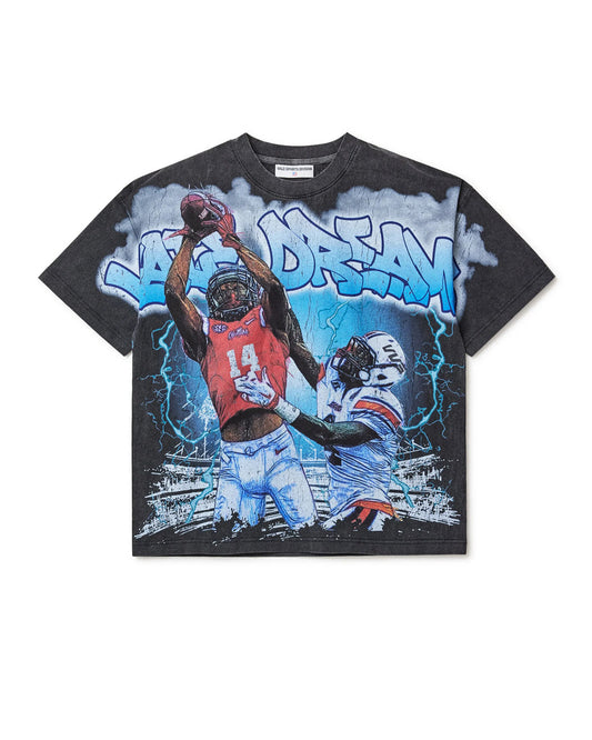 Pre-owned American Dream T-shirt in 2XL by The Valley Closet, displaying a casual fit with a patriotic graphic design.