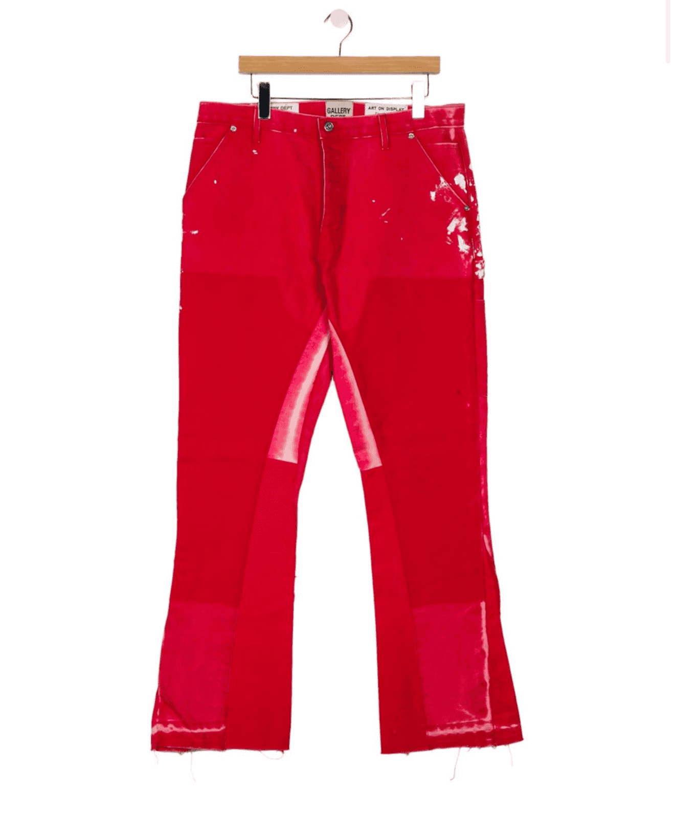 Gallery Dept. Flare Denim Red Jeans