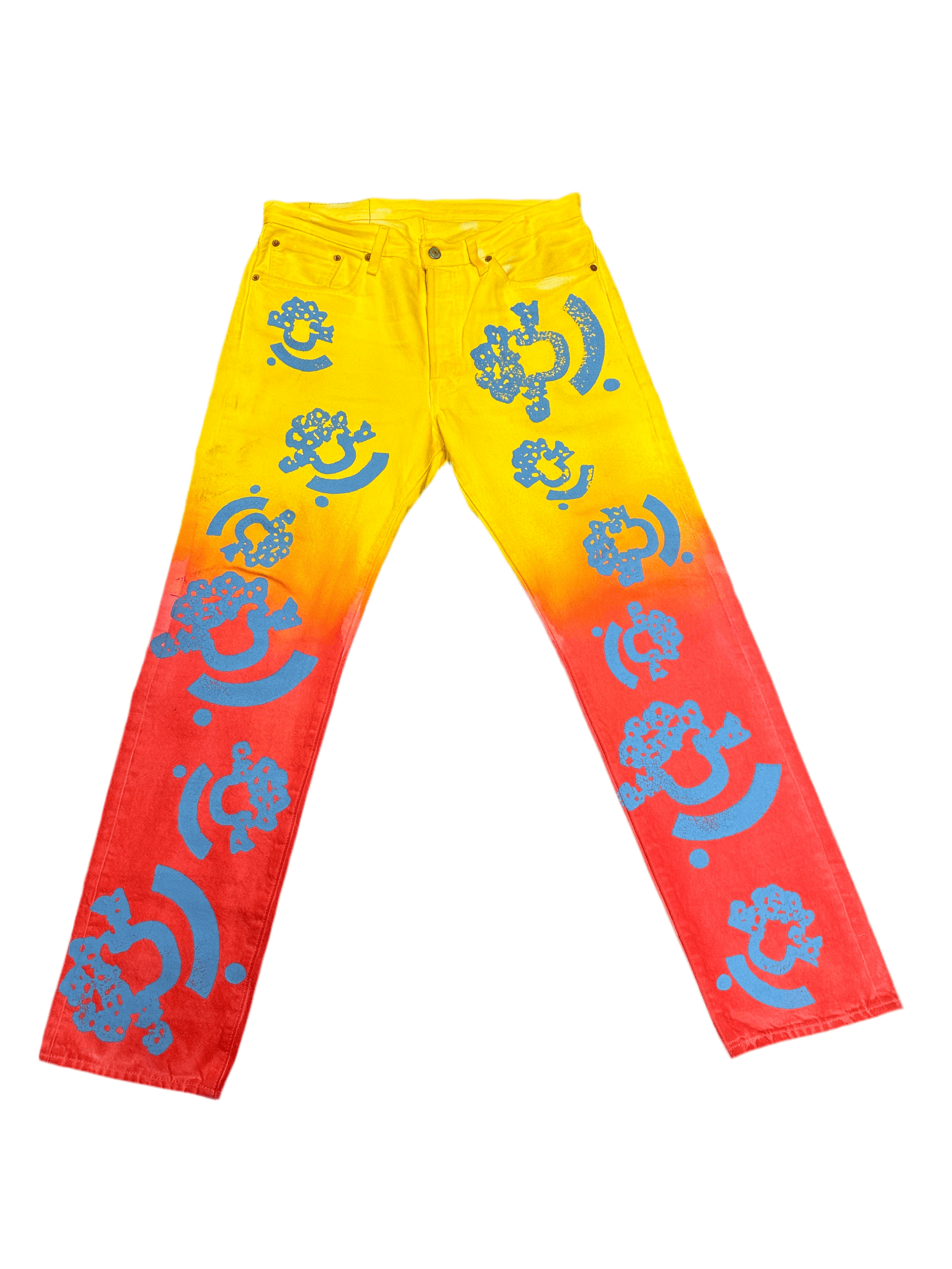 Denim tears x Bstroy Collab jeans pre owned Size 33 - The Valley Closet