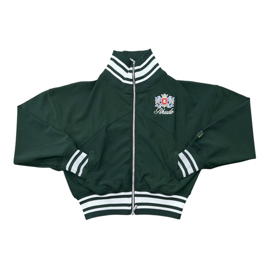 Rhude College Logo Green Track Jacket Size Small Pre owned - The Valley Closet