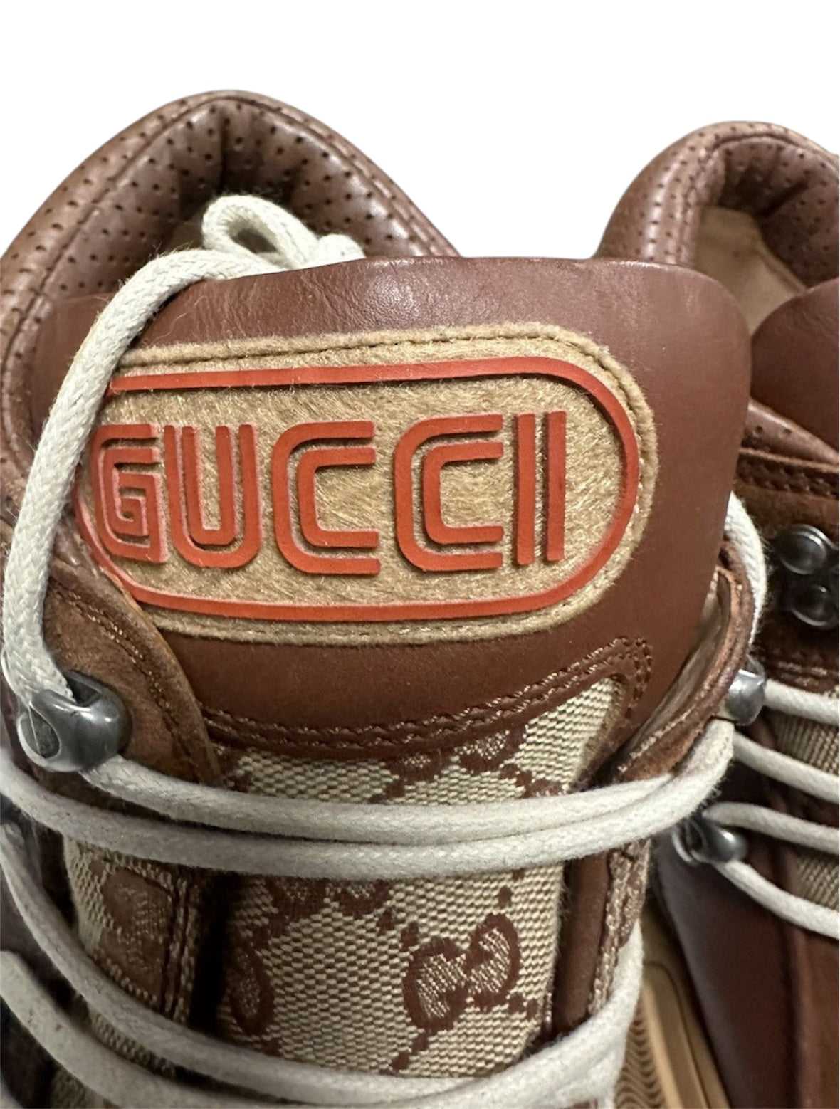 Gucci Flashtrek New Size 11 tan - The Valley Closet