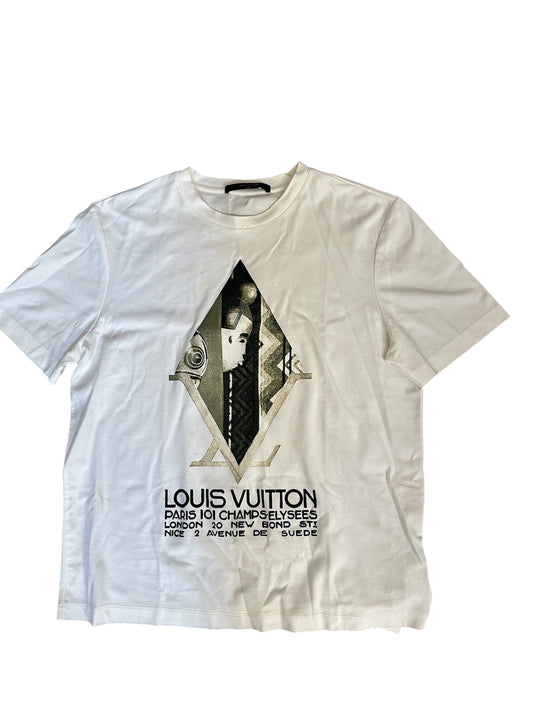 Louis Vuitton Mask T shirt Pre owned medium slim fit