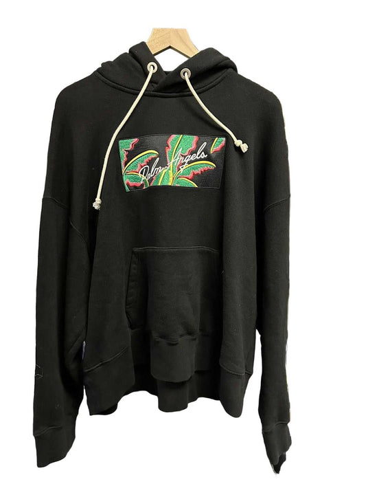 Palm Angels Palm Tree Hoodie Pre Owned Small - The Valley Closet