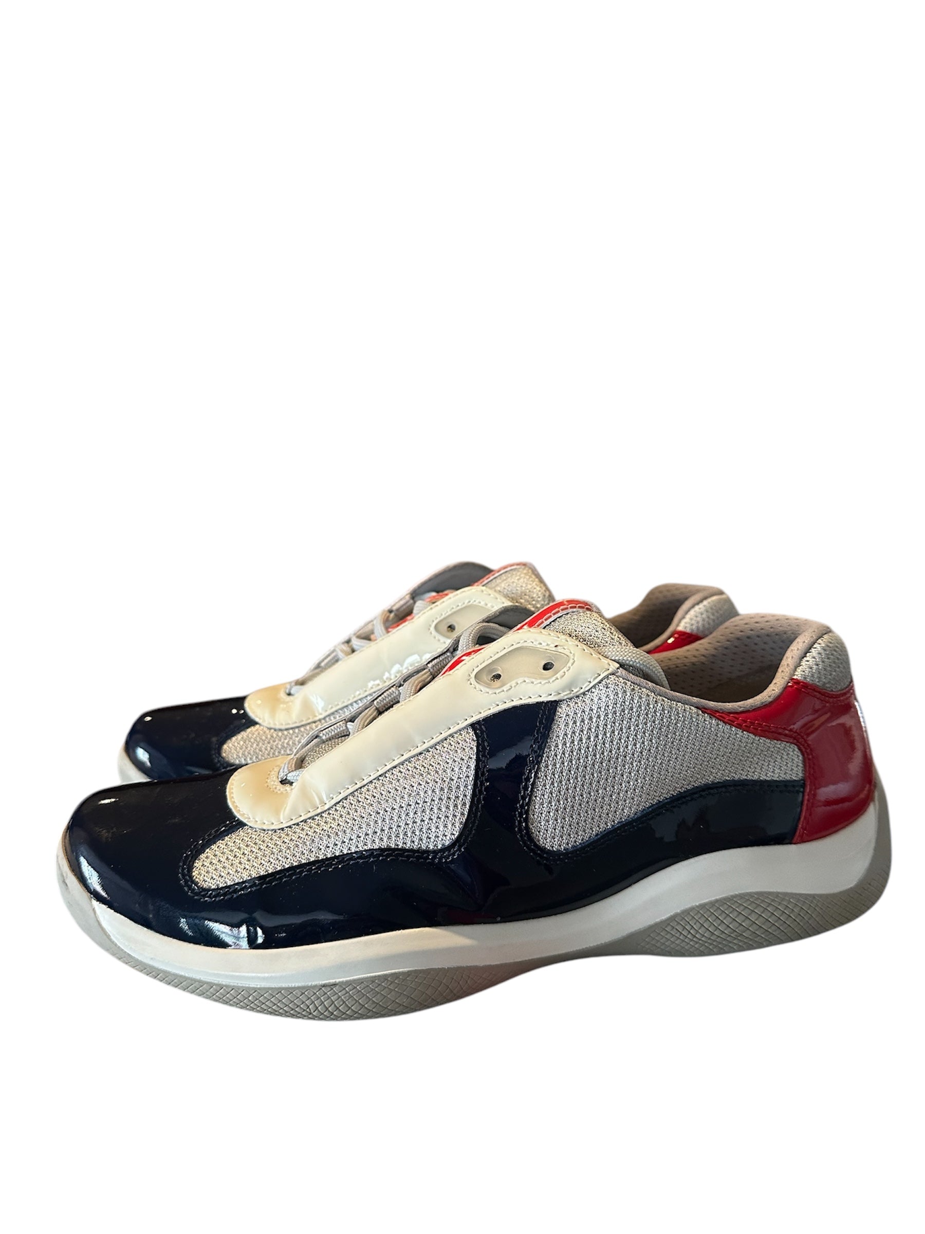 Prada Americas Red White Blue Cup Pre Owned Size 7 - The Valley Closet