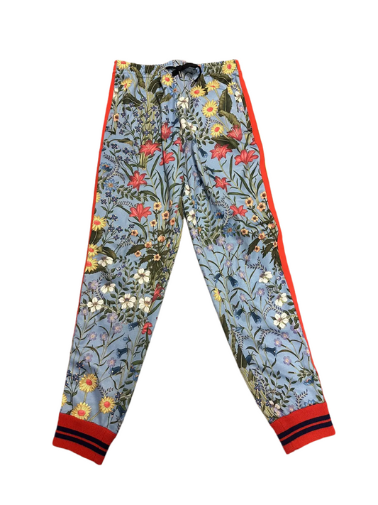 Gucci floral track pants pre owned size small - The Valley Closet