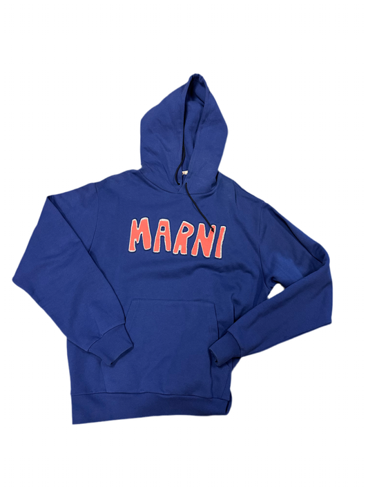 Marni blue hoodie pre owned size Large Pre owned - The Valley Closet