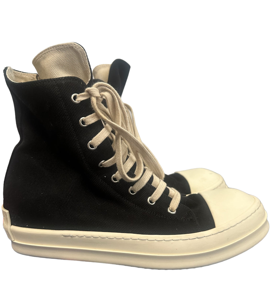Rick Owen’s Drkshdw Ramone Highs Black Pre-owned men’s