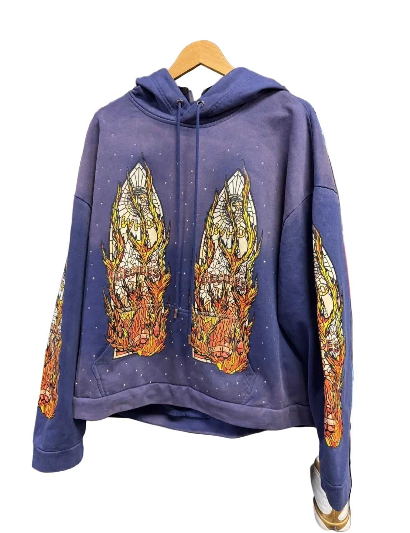 Who Decides War Flaming Windows Pre owned Xl Purple - The Valley Closet