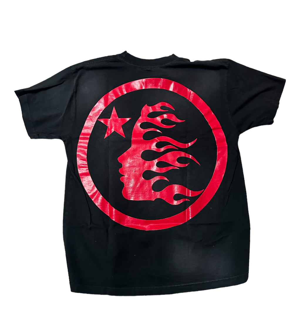 Hellstar sports gel logo t-shirt red