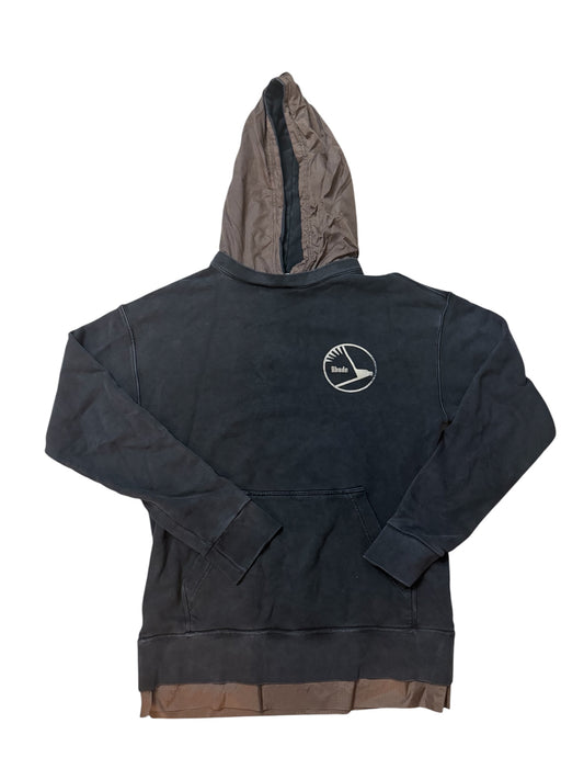 Rhude Distressed Graphic Hoodie Pre Owned Small